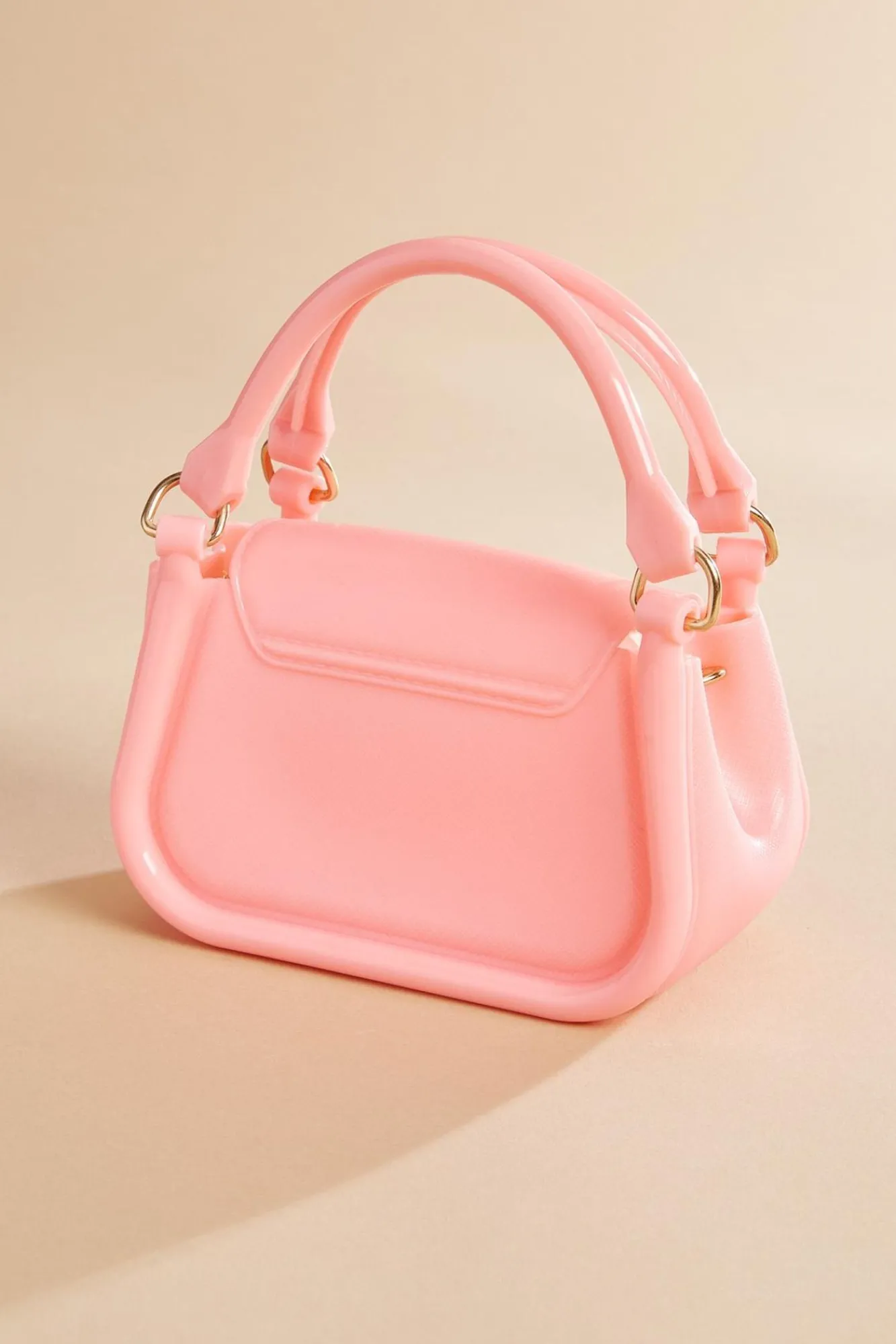 Women Versona Mini Pink Jelly Bag