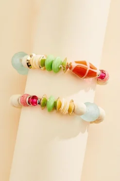Women Versona Mixed Bead Bracelet Set