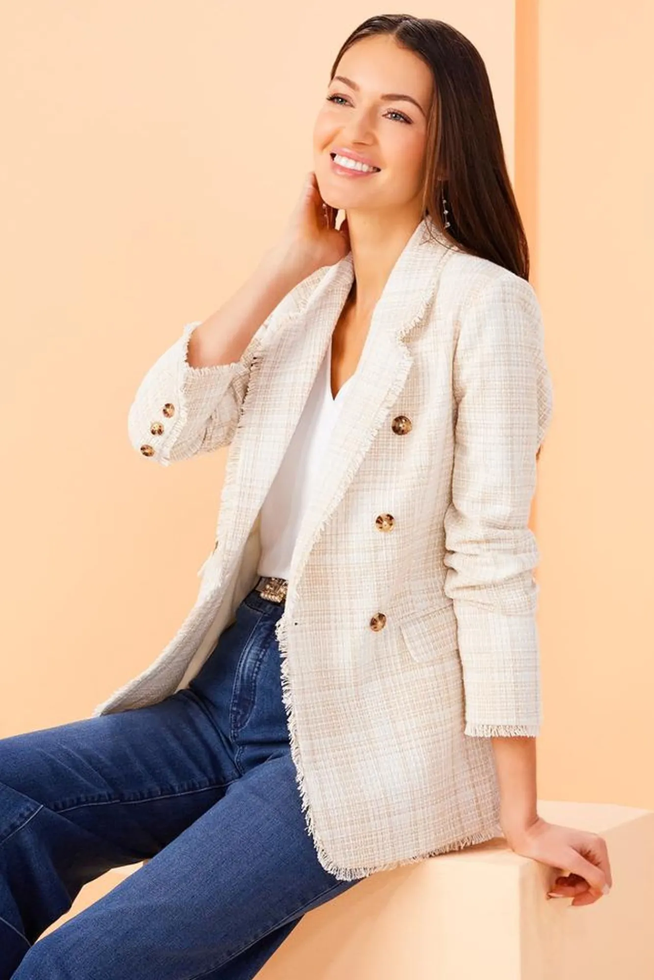 Women Versona Need For Tweed Blazer