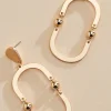 Women Versona Oval Dangle Earrings