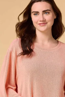 Women Versona Peach Fuzz Top