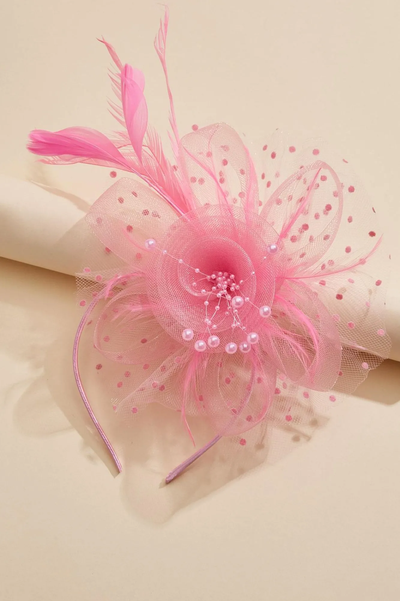 Women Versona Pearl Fascinator