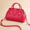 Women Versona Pink Faux Leather Satchel