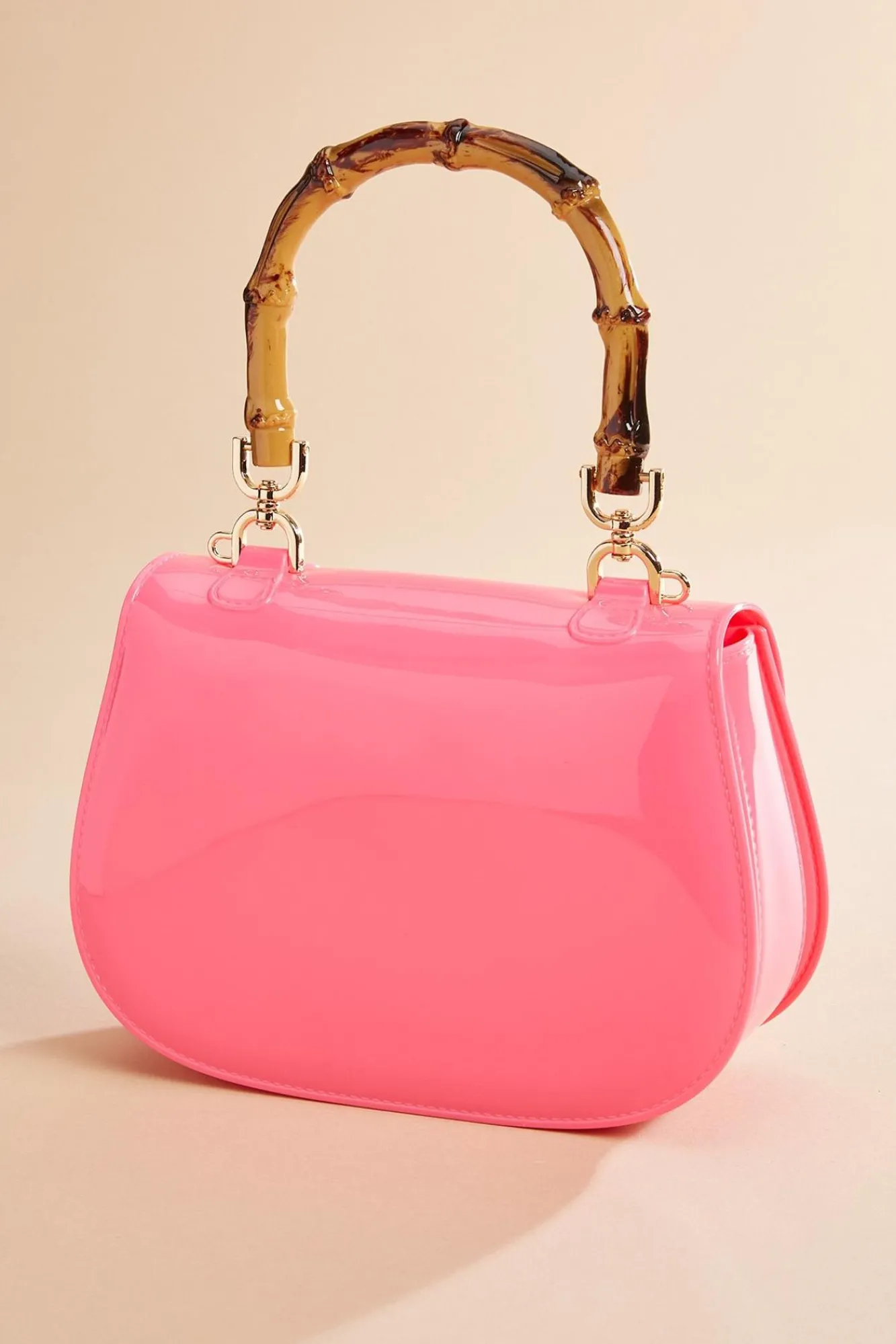 Women Versona Pink Jelly Mini Satchel