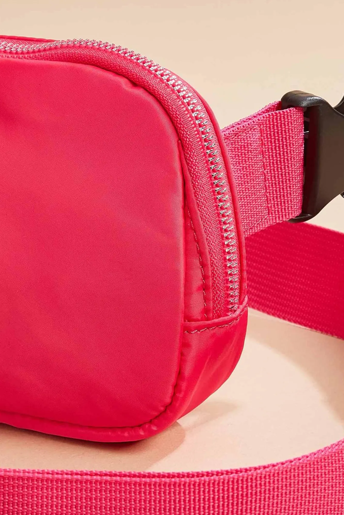 Women Versona Pink Nylon Sling Bag