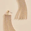 Women Versona Pink Pearl Fringe Earrings
