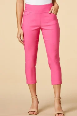 Women Versona Pop Of Color Pants Dragon Fruit