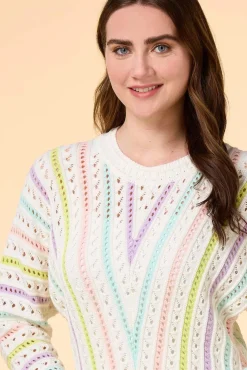Women Versona Pretty In Pastels Sweater