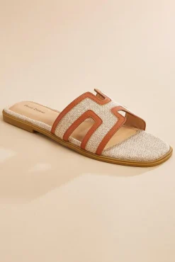 Women Versona Raffia H Band Sandals