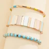 Women Versona Rectangle Bead Bracelet Set