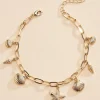 Women Versona Seashell Charm Anklet