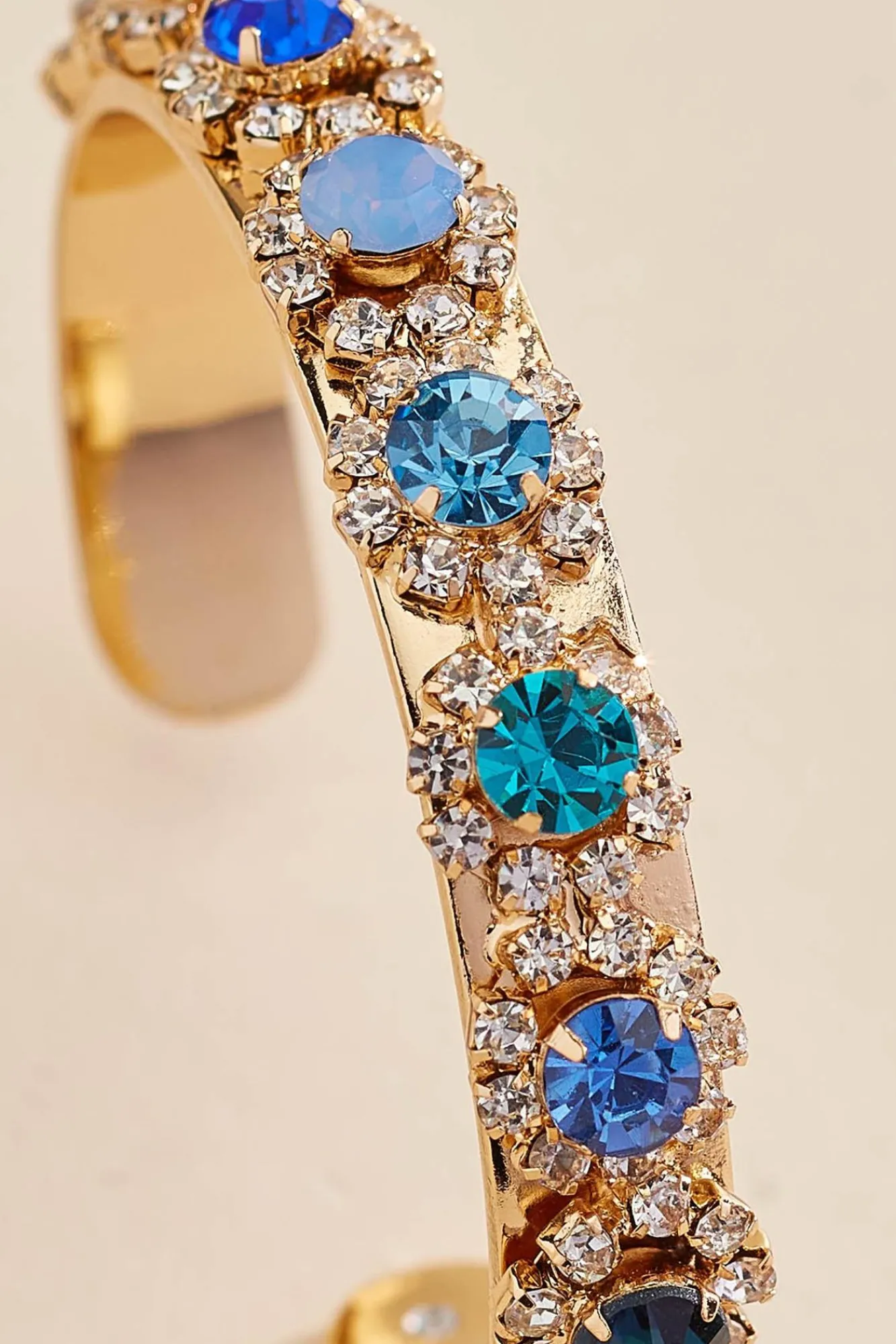 Women Versona Shades Of Blue Bangle Bracelet