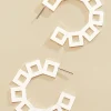 Women Versona Square Hoop Earrings