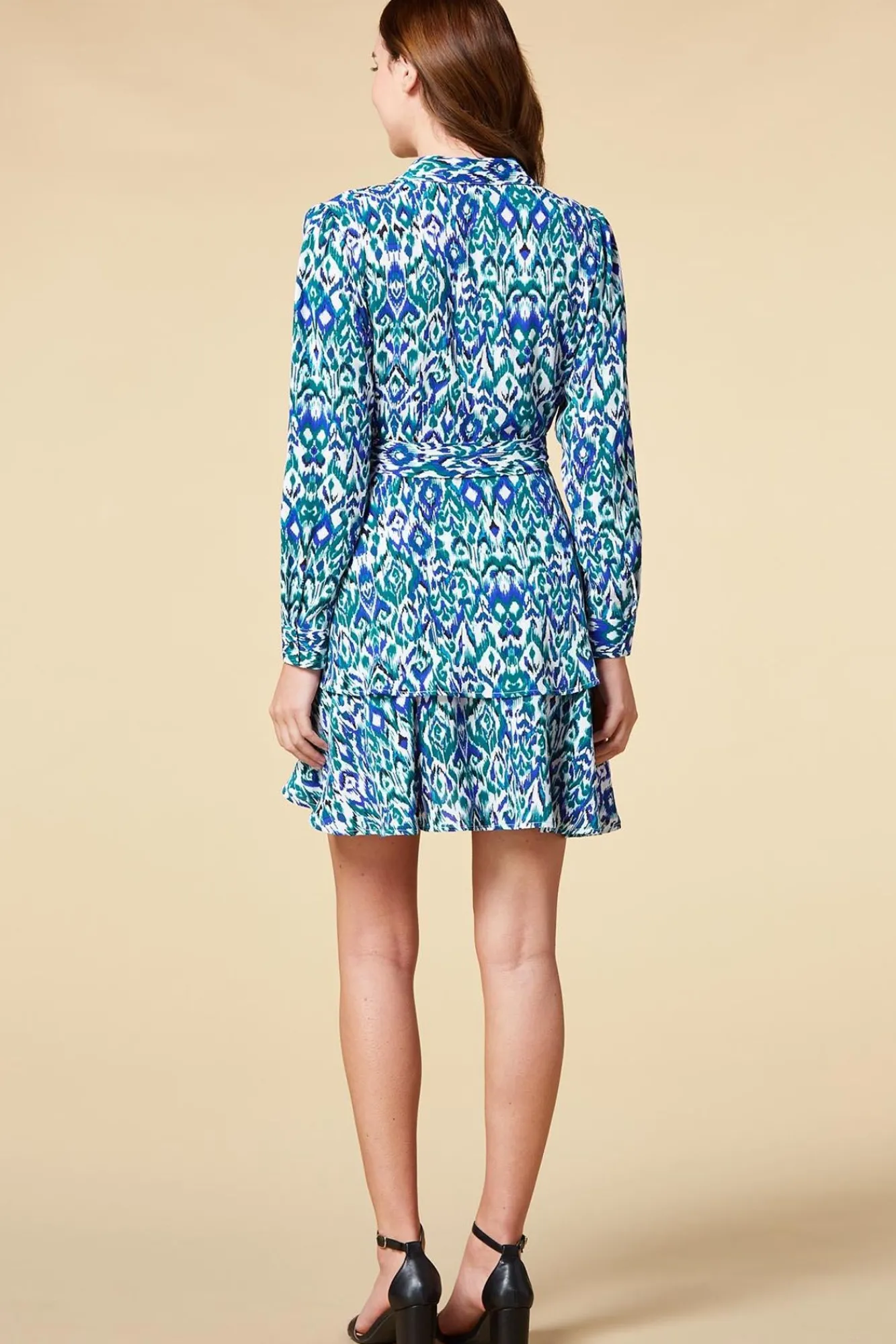 Women Versona Stained Glass Shirt Dress