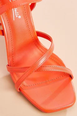 Women Versona Strappy Faux Leather Heels