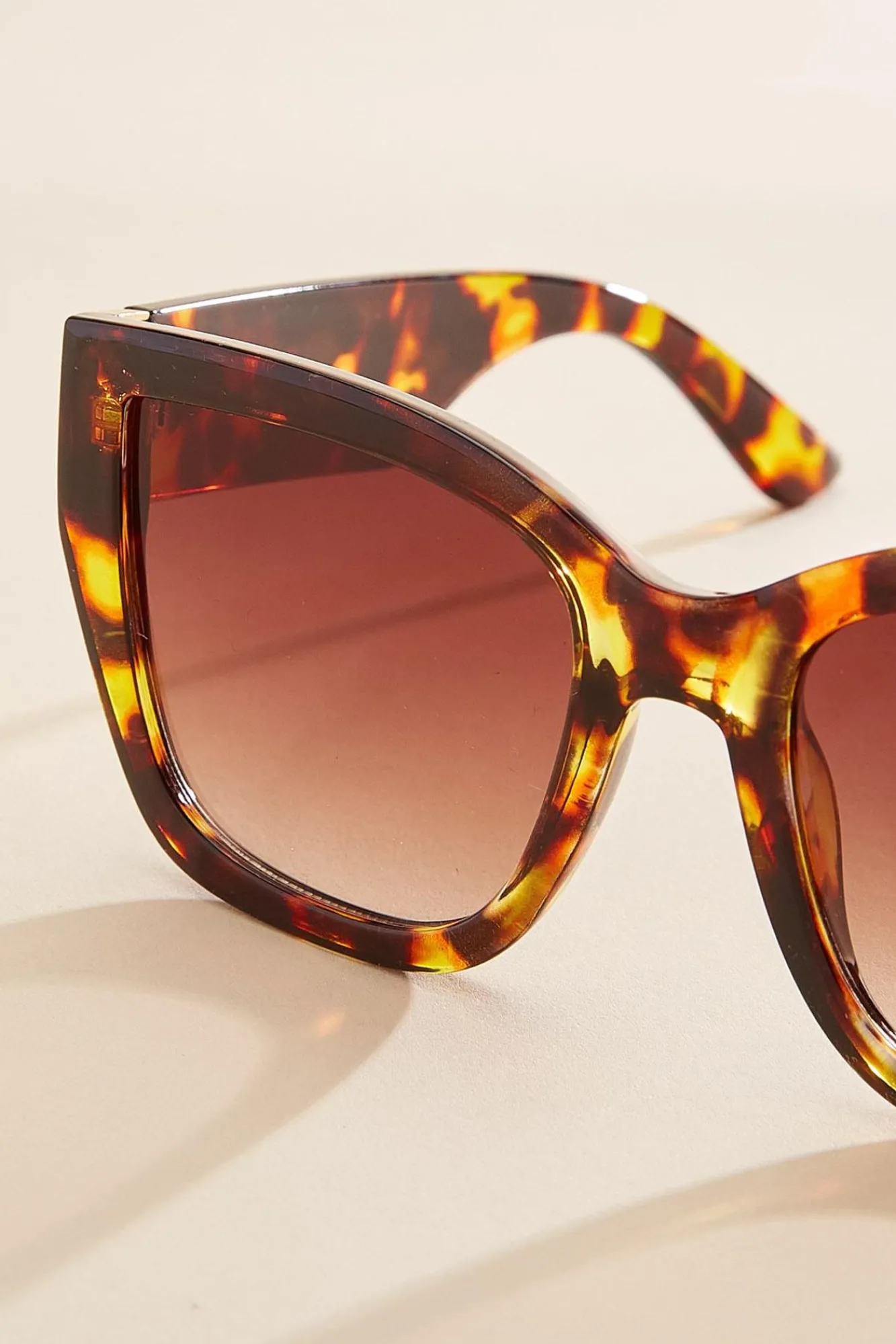 Women Versona Thick Tortoise Sunglasses