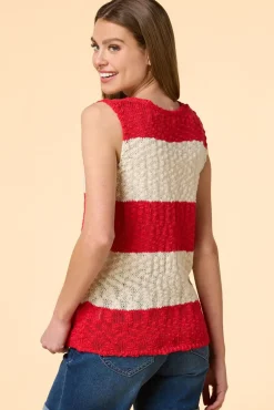 Women Versona Thirteen Stripes Tank