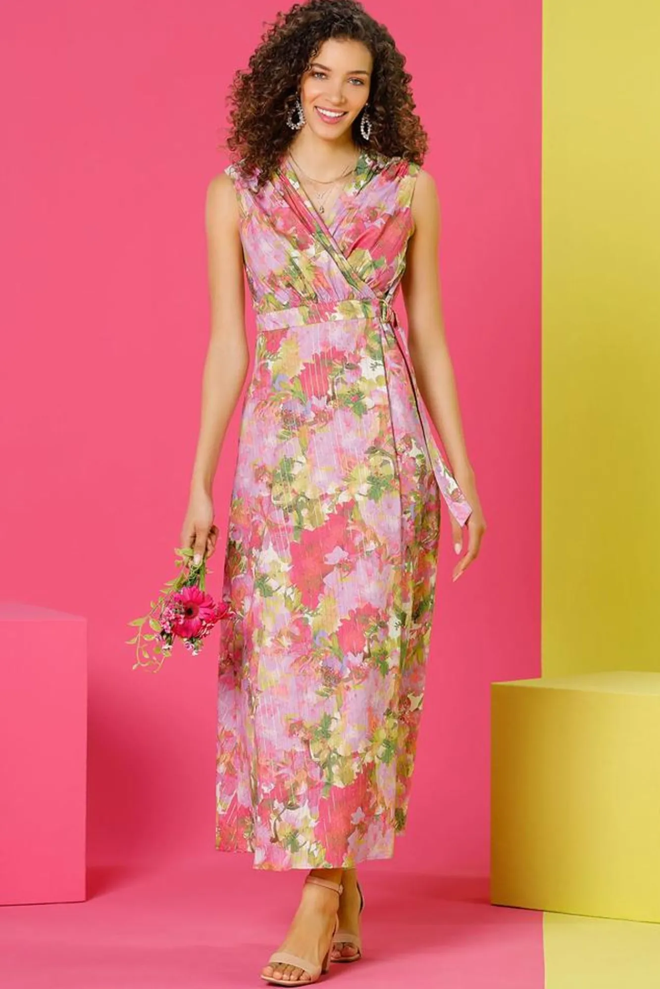 Women Versona Tropical Punch Maxi Dress