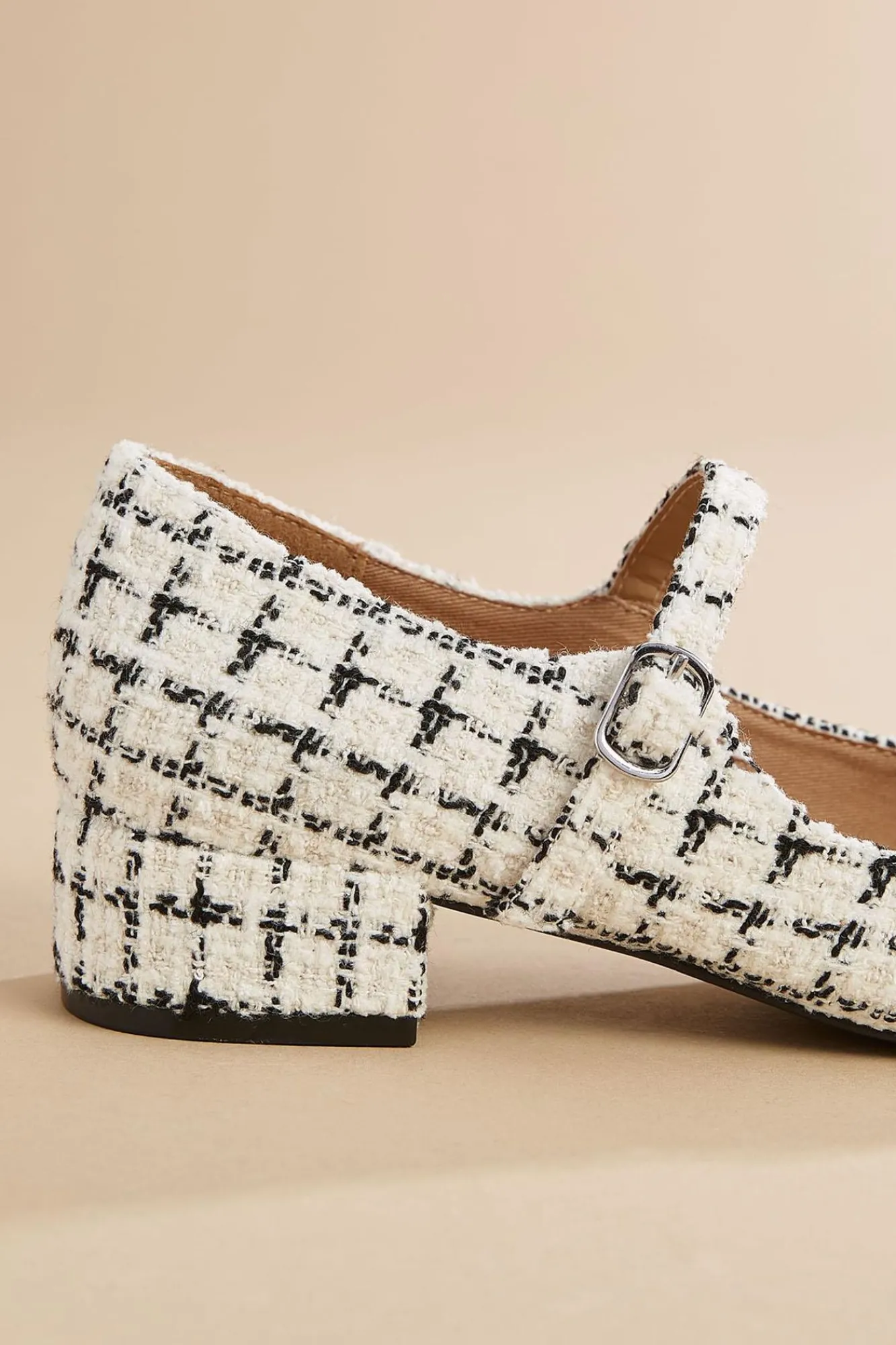 Women Versona Tweed Ballet Heels