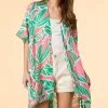 Women Versona Watermelon Rind Kimono