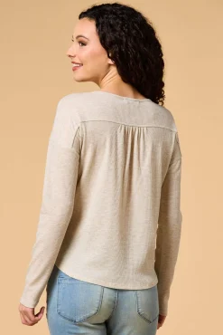 Women Versona Yoke Lore Top